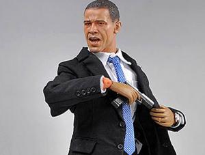 Obama jako lalkowy twardziel