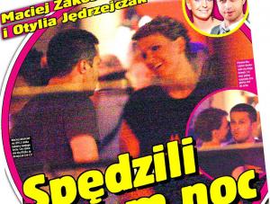 Jędrzejczak spędziła noc z Zakościelnym