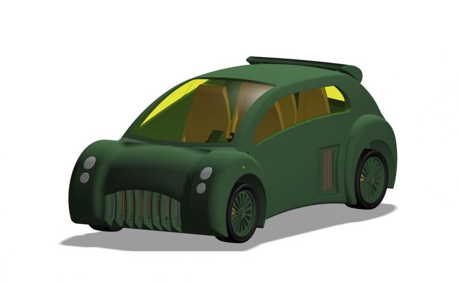 Łukasz Chłopek jest autorem tego projektu polskiego auta elektrycznego
