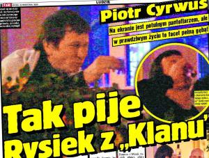 Zobacz, jak pije Rysiek z "Klanu"