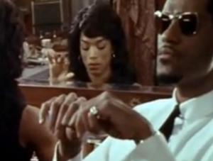 Angela Bassett i Laurence Fishburne jako Tina i Ike Turnerowie w filmie  quot;Tina quot; 1993
