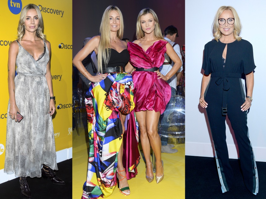 Agnieszka Woźniak-Starak, Małgorzata Rozenek-Majdan i Joanna Krupa oraz Agata Młynarska