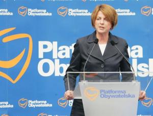 22.09.2007 Lodz konwent wyborczy PO Platforma Obywatelska przed zblizajacymi sie wyborami 21 pazdziernika nz Julia PiteraFot.Piotr Kowalczyk