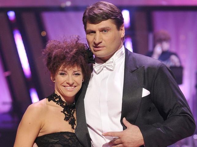 Bokser Andrzej Gołota i tancerka Magdalena Soszyńska-Michno