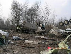 Miejsce katastrofy Tu-154