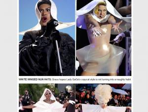 Lady GaGa kopiuje cudzy styl? Wokalistka łudząco podobna do Grace Jones. Źródło: The Sun