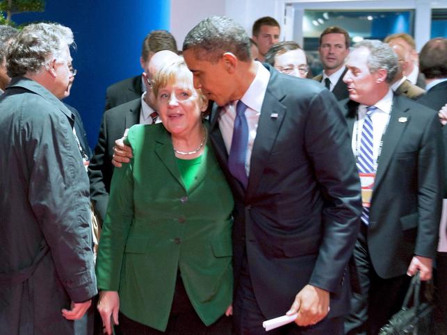 Angela Merkel i Barack Obama