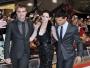 Robert Pattinson, Kristen Stewart i Taylor Lautner w Londynie