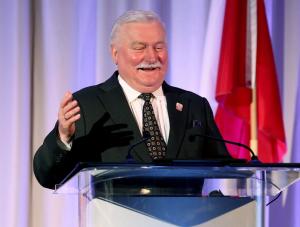 Lech Wałęsa w USA