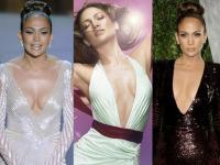 Ona lubi pokazywać piersi! Piękna J.Lo i jej głębokie dekolty