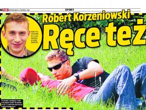 Publiczne pieszczoty Korzeniowskiego