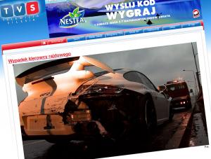 Kuzaj miał wypadek. Zobacz, jak rozbił auto