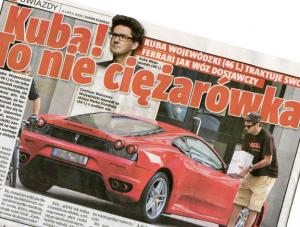 Wojewódzki traktuje Ferrari jak wóz dostawczy