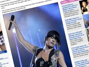 Lily Allen znów błyszczy nagą piersią