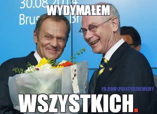 Tusk szefem Rady Europejskiej - mem / Polityczne memy
