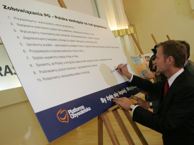 Sukcesy i porażki Donalda Tuska