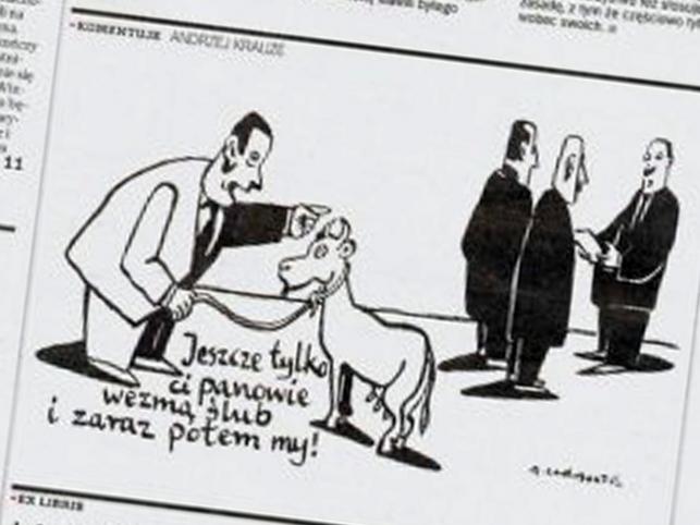 "Rzeczpospolita" w sądzie za rysunek z kozą