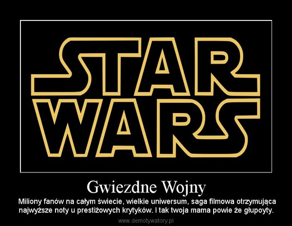 Gwiezdne wojny - mem