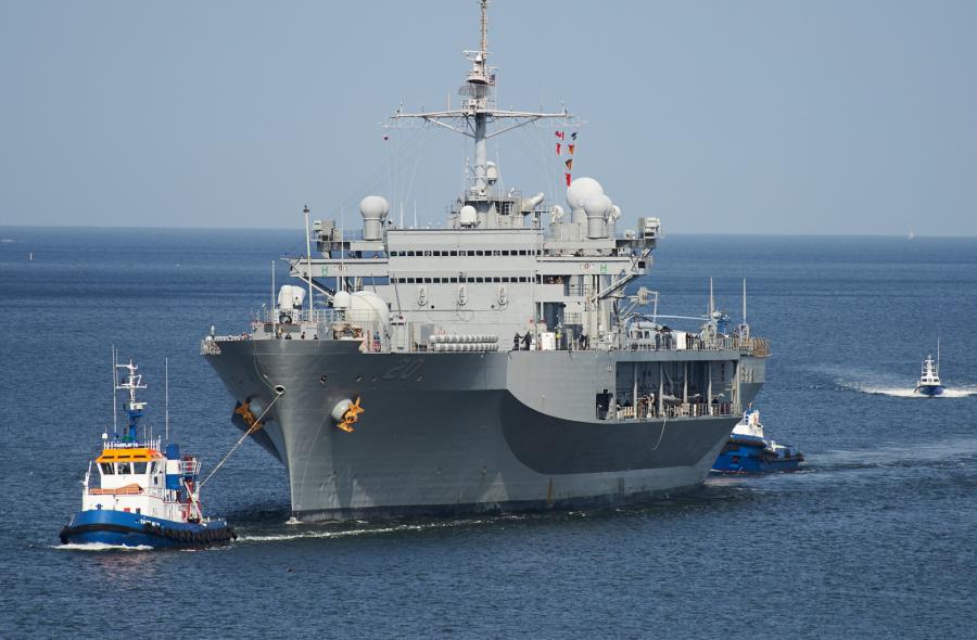 AMERYKAŃSKI OKRĘT USS MOUNT WHITNEY ZAWINĄŁ DO GDYNI