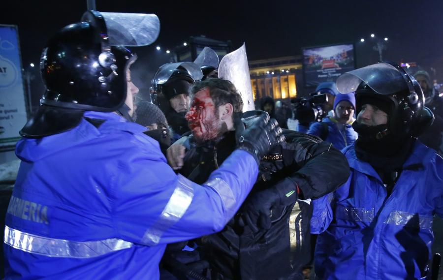 Demonstracja w Bukareszcie